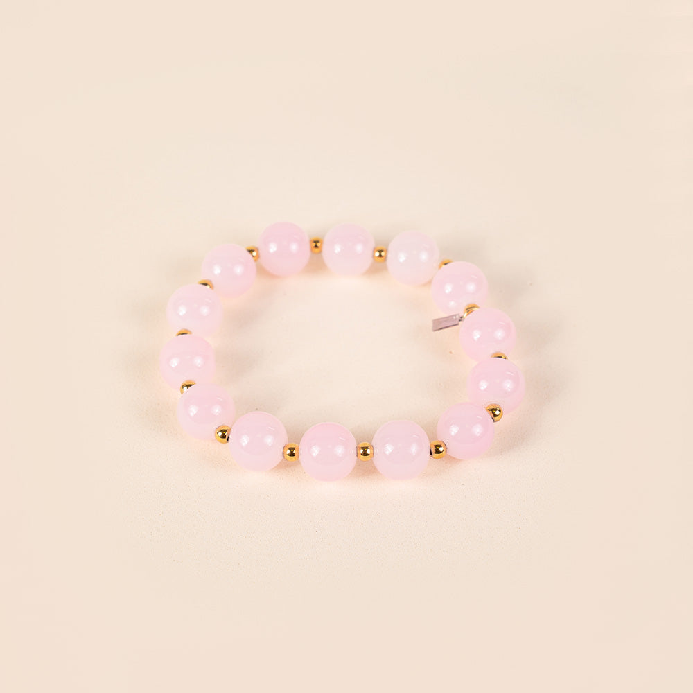 BRACCIALE ELASTICO CON PIETRE SFERICHE