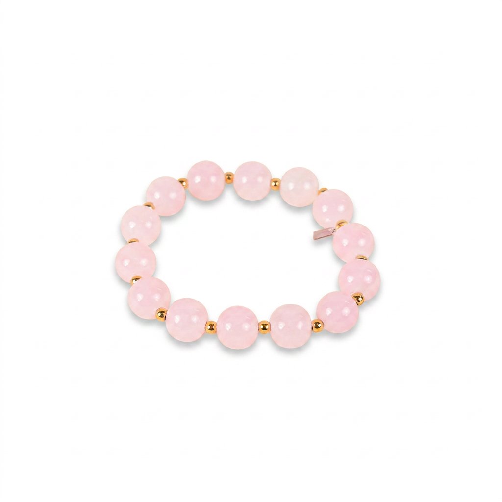 ELASTIC BRACELET WITH SPHERICAL STONES