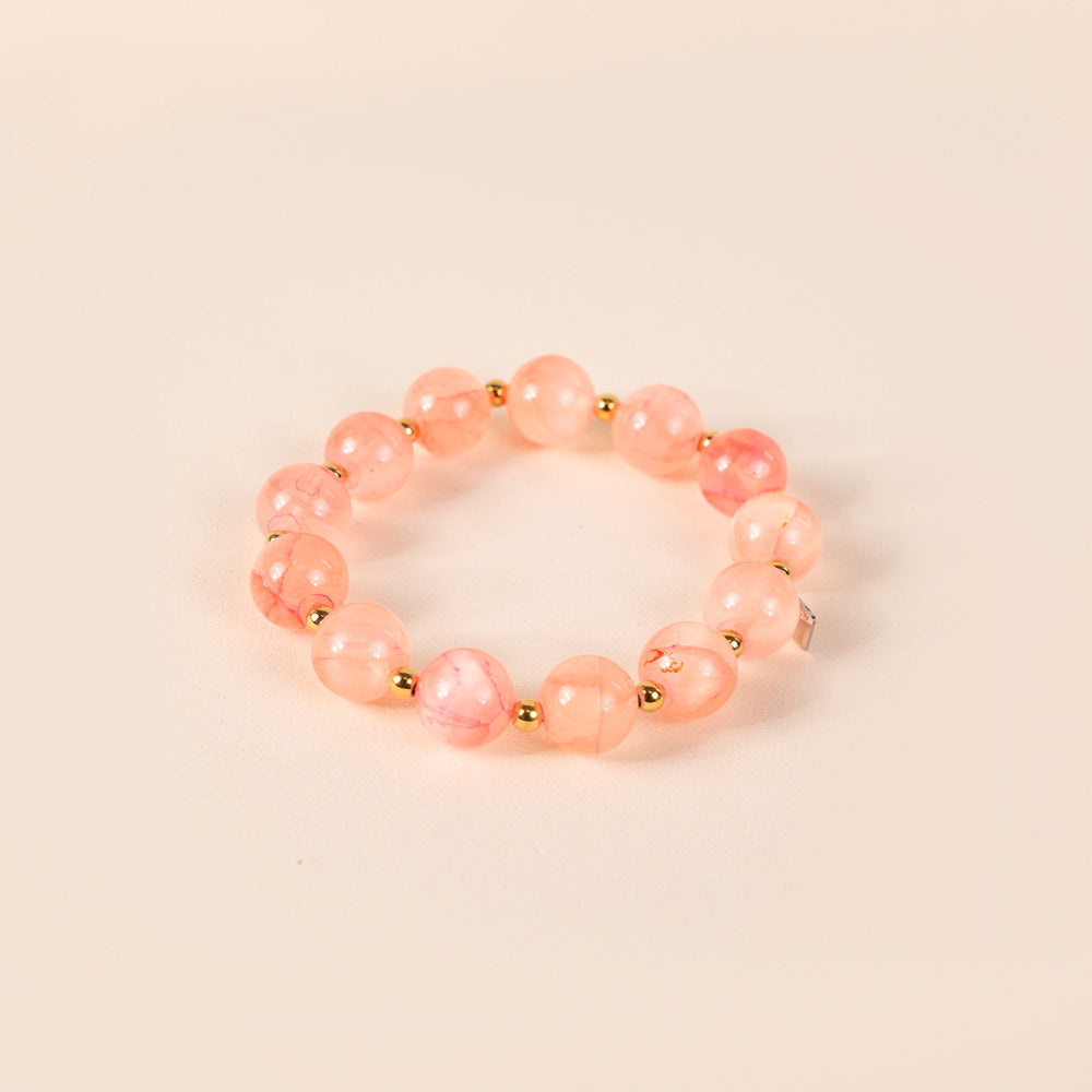 BRACCIALE ELASTICO CON PIETRE SFERICHE