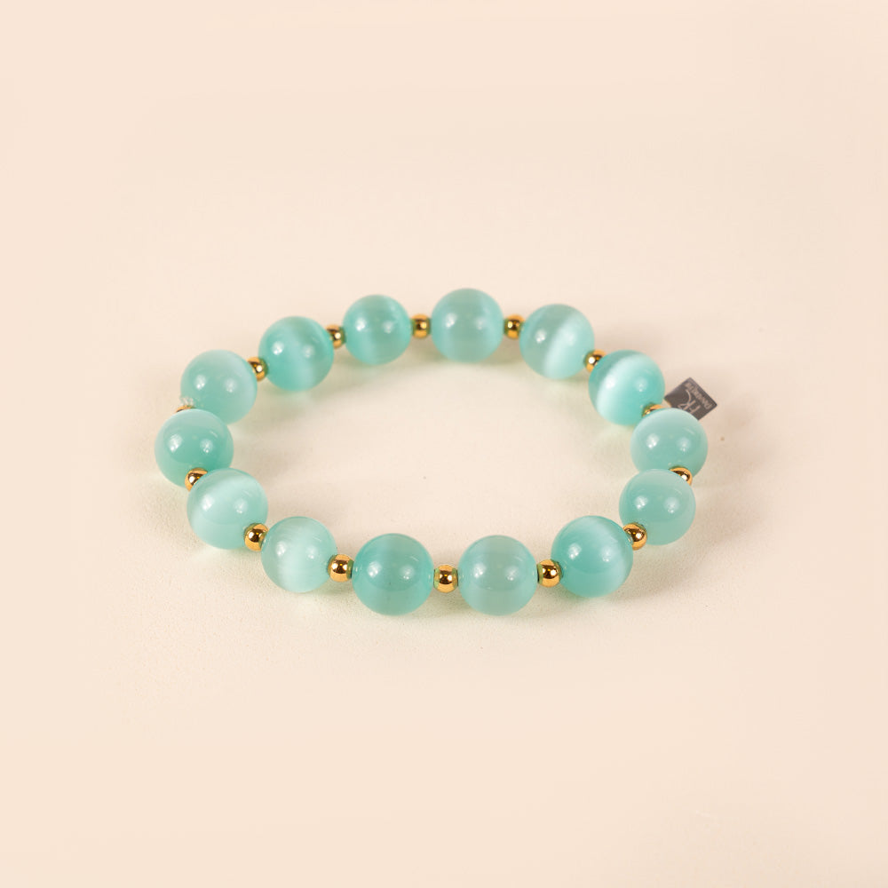 BRACCIALE ELASTICO CON PIETRE SFERICHE