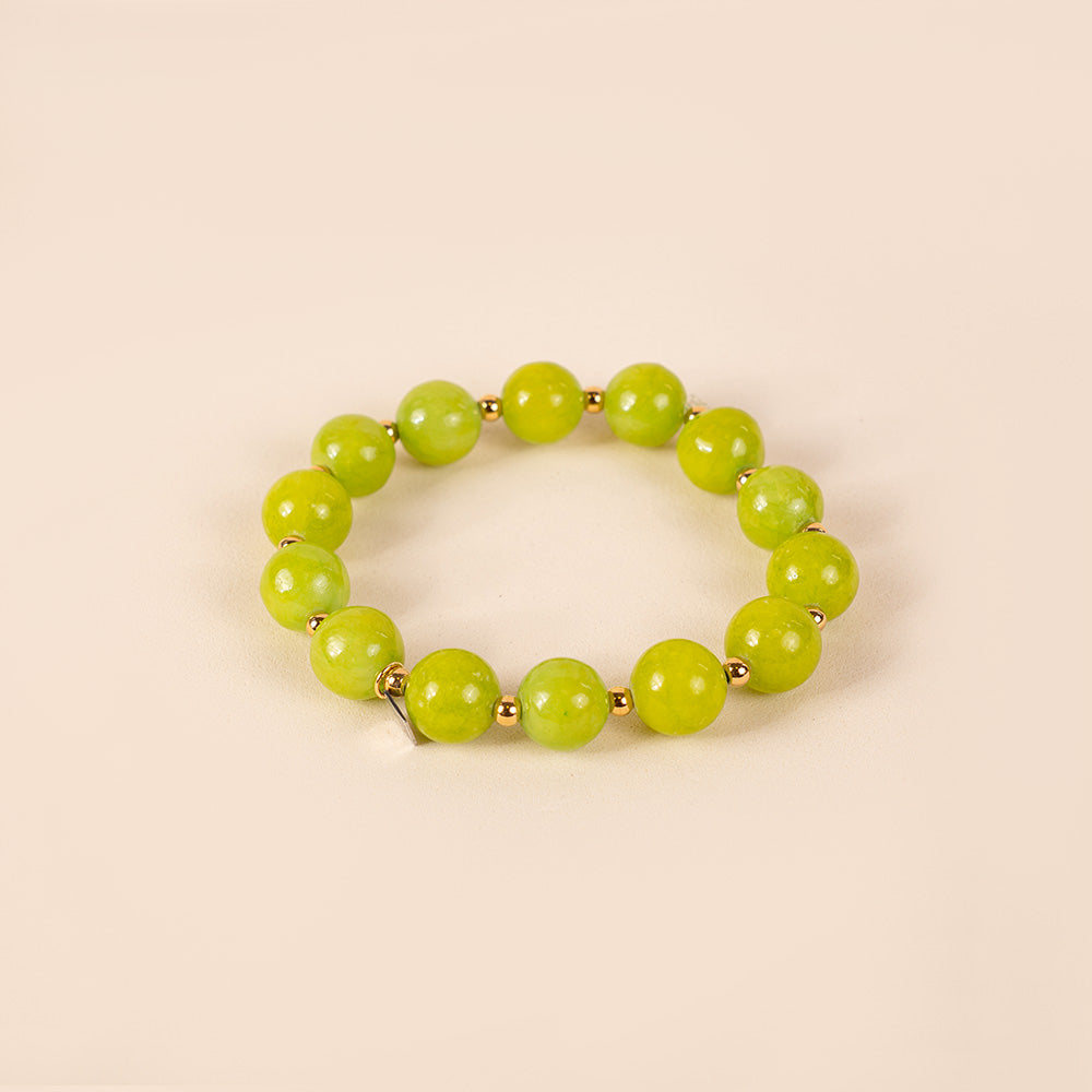 BRACCIALE ELASTICO CON PIETRE SFERICHE