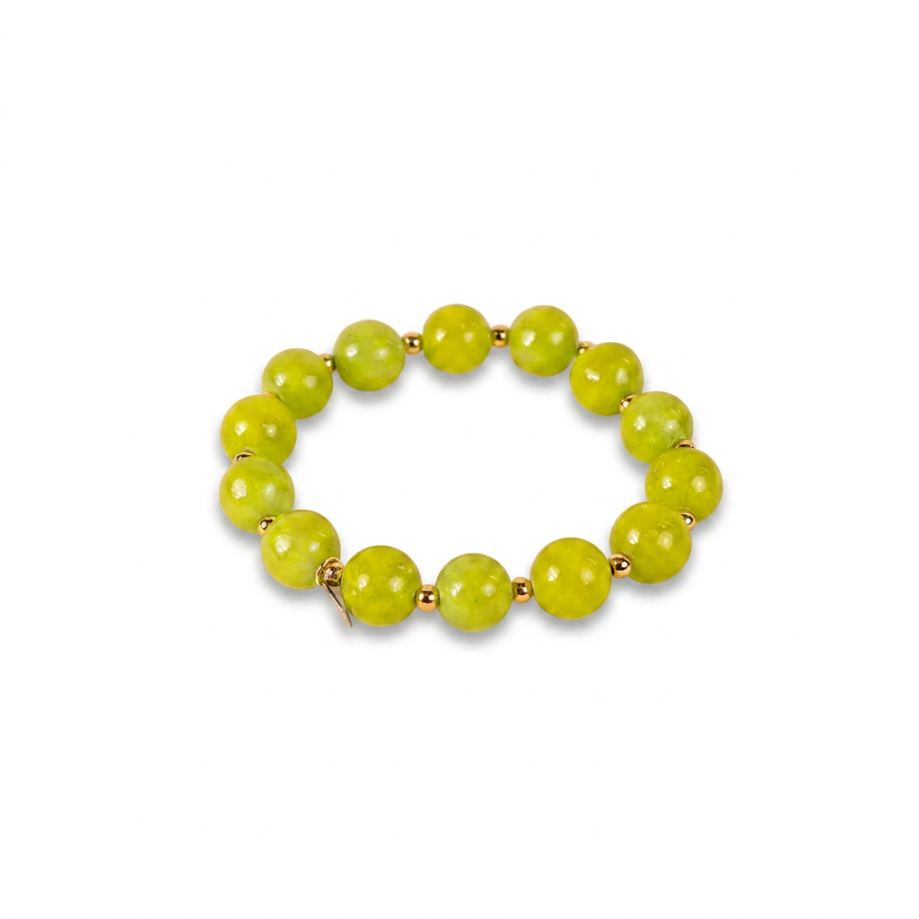 ELASTIC BRACELET WITH SPHERICAL STONES