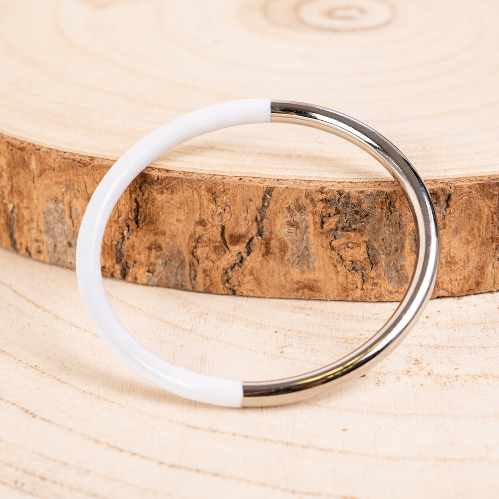 BRACCIALE RIGIDO BANGLE BICOLORE