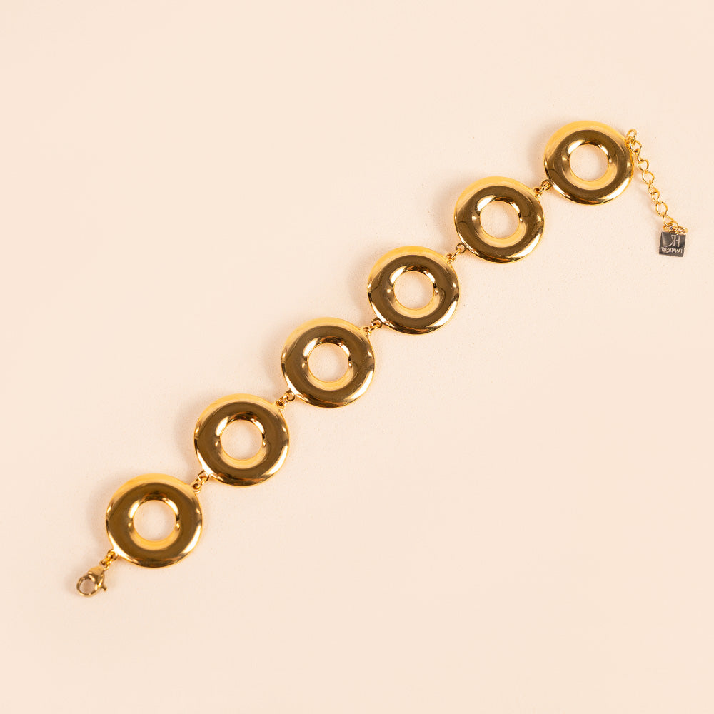 BRACCIALE CON DISCHI CIRCOLARI