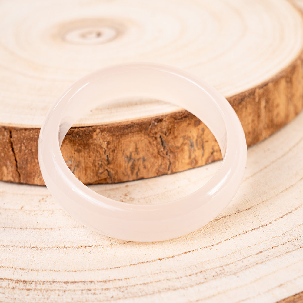 BRACCIALE RIGIDO IN RESINA SEMI-TRASPARENTE