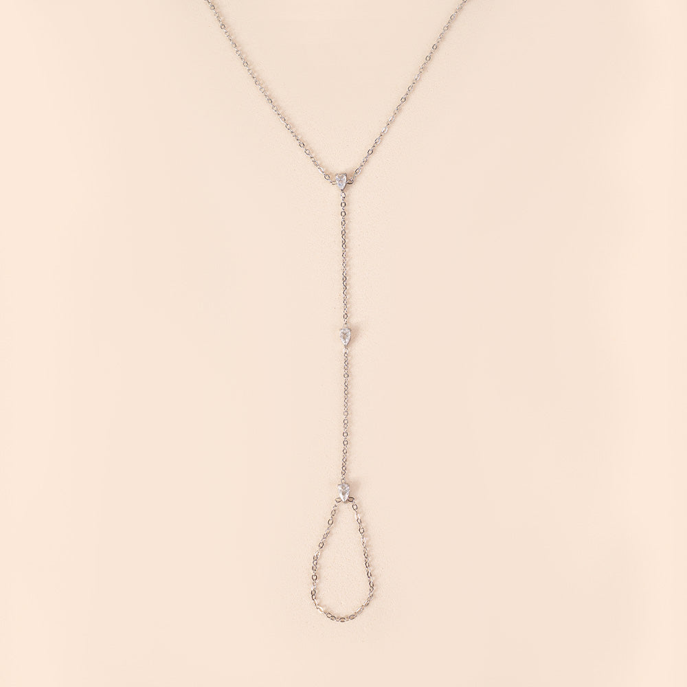 BRACCIALE A MANO INTERA BACIAMANO CON PUNTI LUCE A GOCCIA