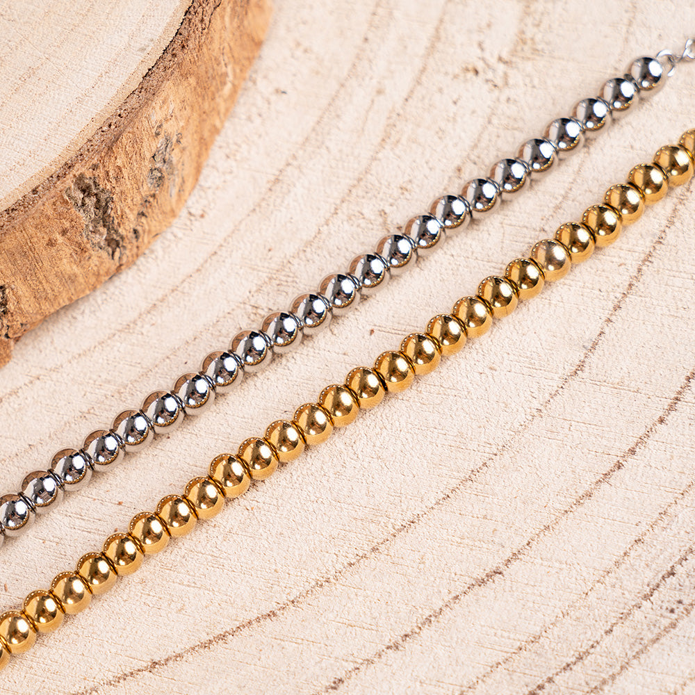 BRACCIALE CON SFERE IN SEQUENZA