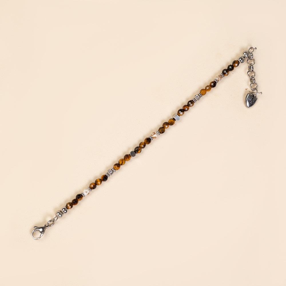 BRACCIALE CON PIETRE DURE COLORATE