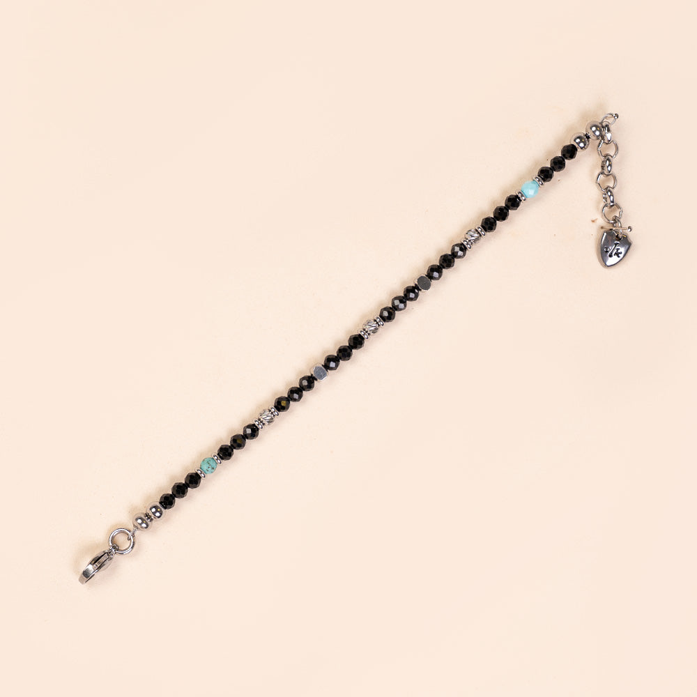 BRACCIALE CON PIETRE DURE COLORATE