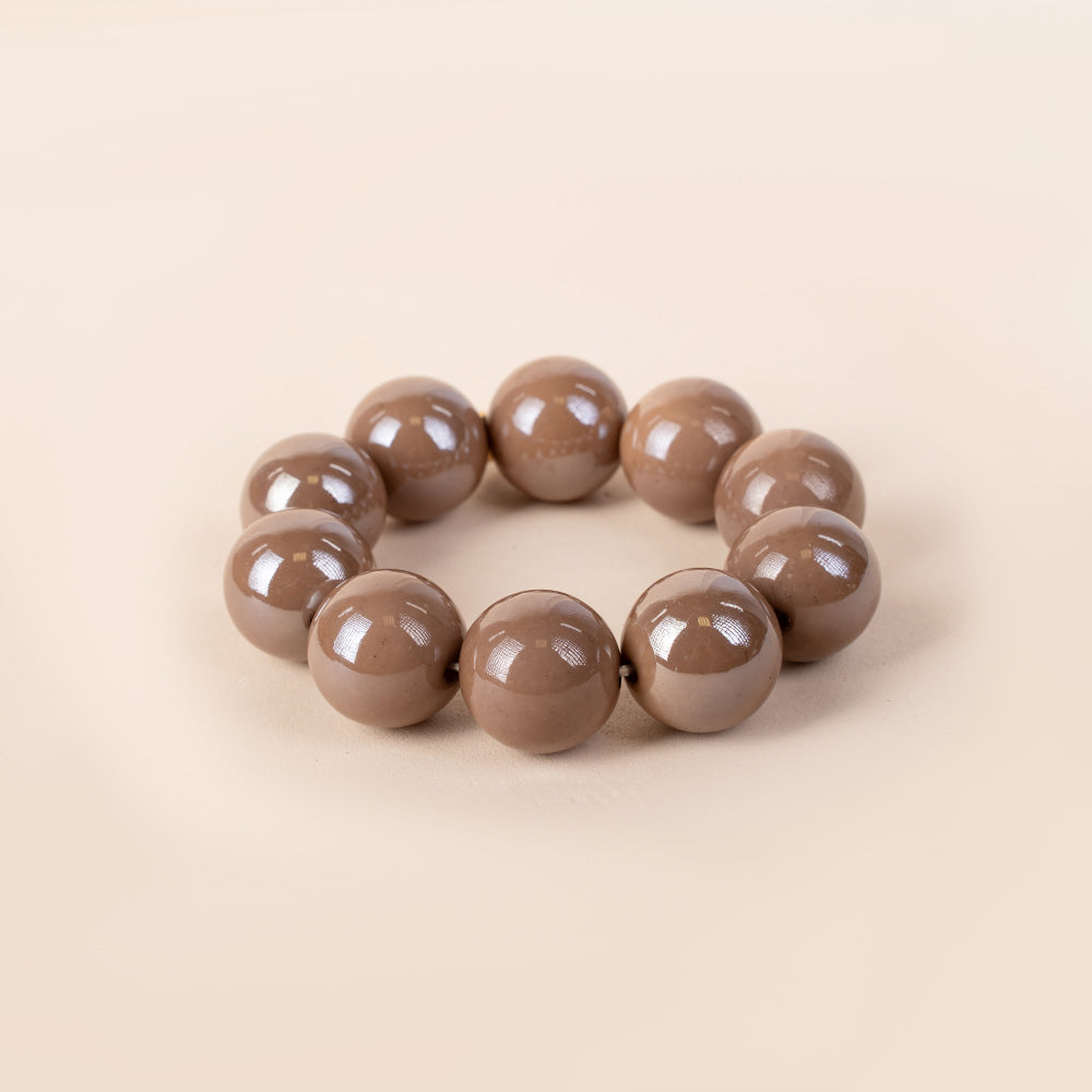 BRACCIALE ELASTICO CON SFERE COLORATE