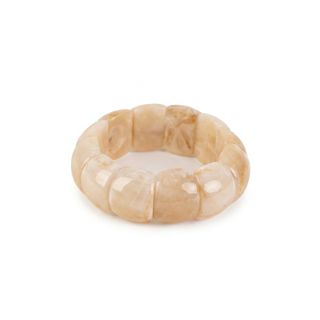 BRACCIALE ELASTICO CON UNITA' CURVE MARMORIZZATE