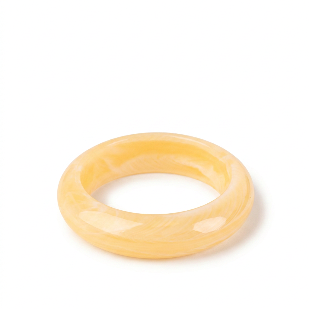 BRACCIALE RIGIDO BASSO IN RESINA SFUMATA