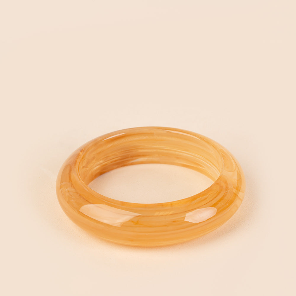 BRACCIALE RIGIDO BASSO IN RESINA SFUMATA