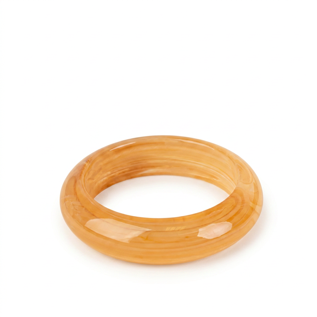 BRACCIALE RIGIDO BASSO IN RESINA SFUMATA