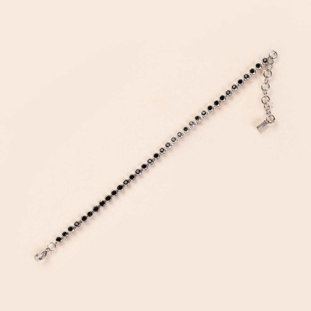 BRACCIALE MODELLO TENNIS CON UNITA' CIRCOLARI