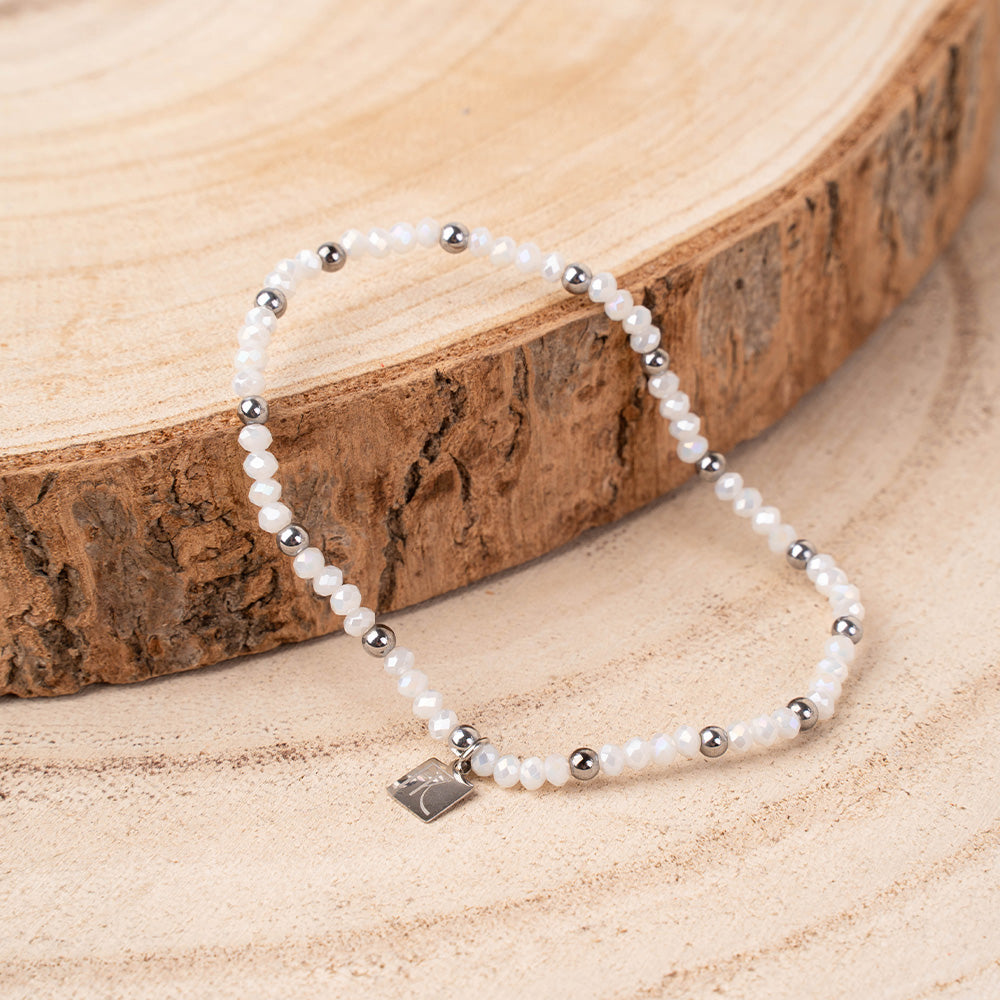 BRACCIALE ELASTICO CON CRISTALLI COLORATI