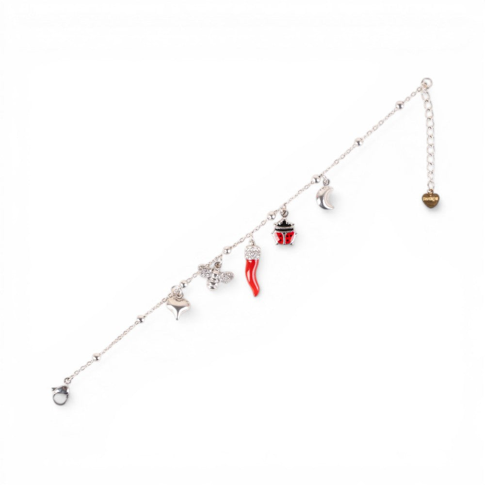 BRACCIALE FINO CON CIODOLI PORTA FORTUNA
