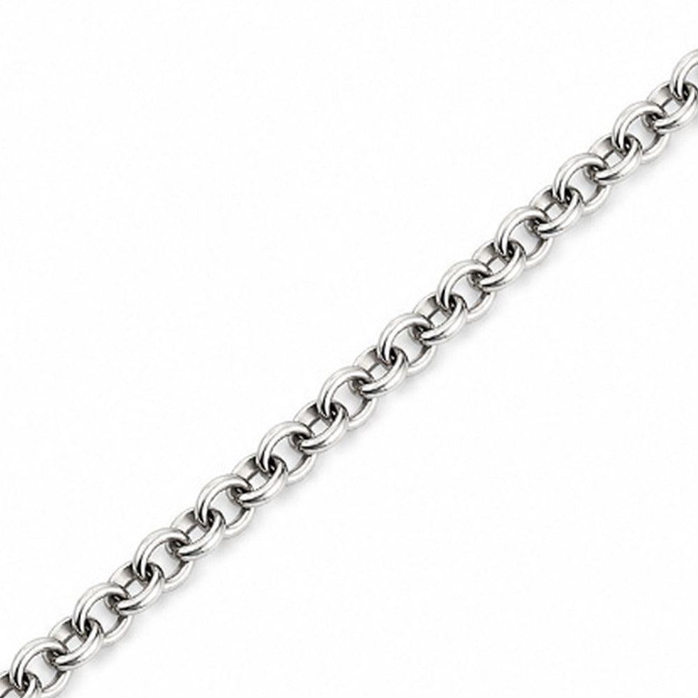 BRACCIALE A MAGLIA CIRCOLARE CON PENDENTE A FORMA DI CUORE