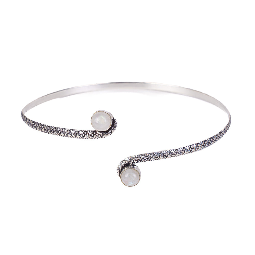 BRACCIALE RIGIDO SCHIAVA FINO CON PIETRE