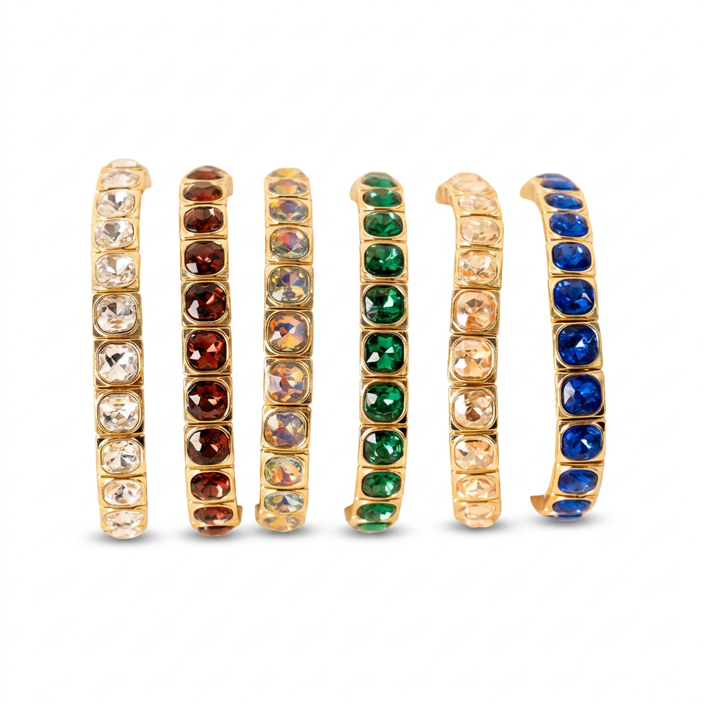 ELASTIC BRACELETS WITH RHINESTONE