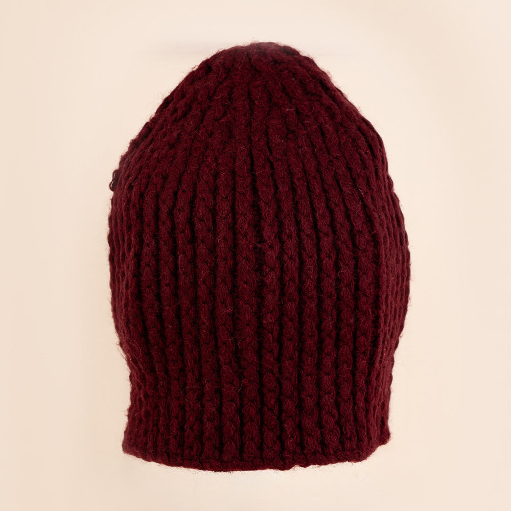 CAPPELLO A CUFFIA A MAGLIA LARGA