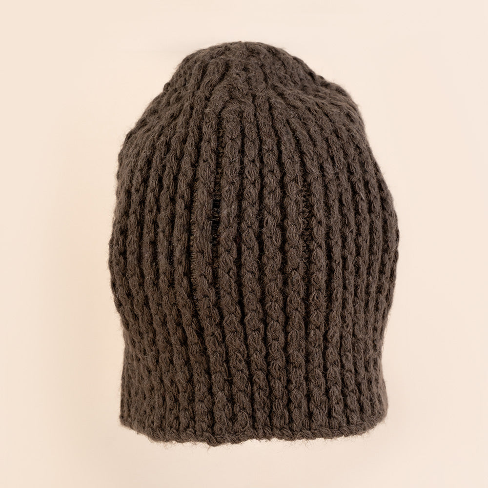 CAPPELLO A CUFFIA A MAGLIA LARGA