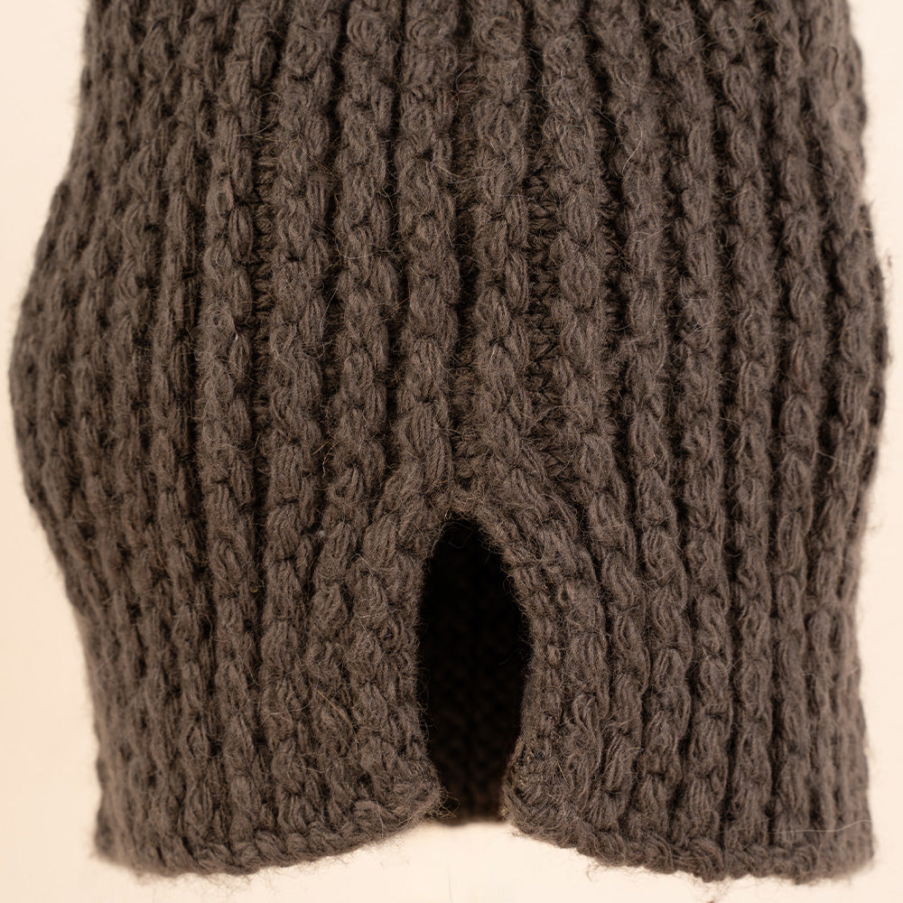 CAPPELLO A CUFFIA A MAGLIA LARGA