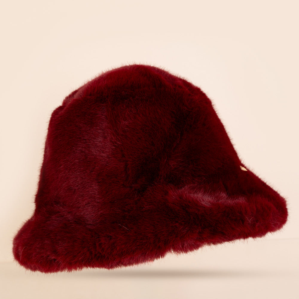 CAPPELLO STILE PESCATORE IN ECOPELLICCIA