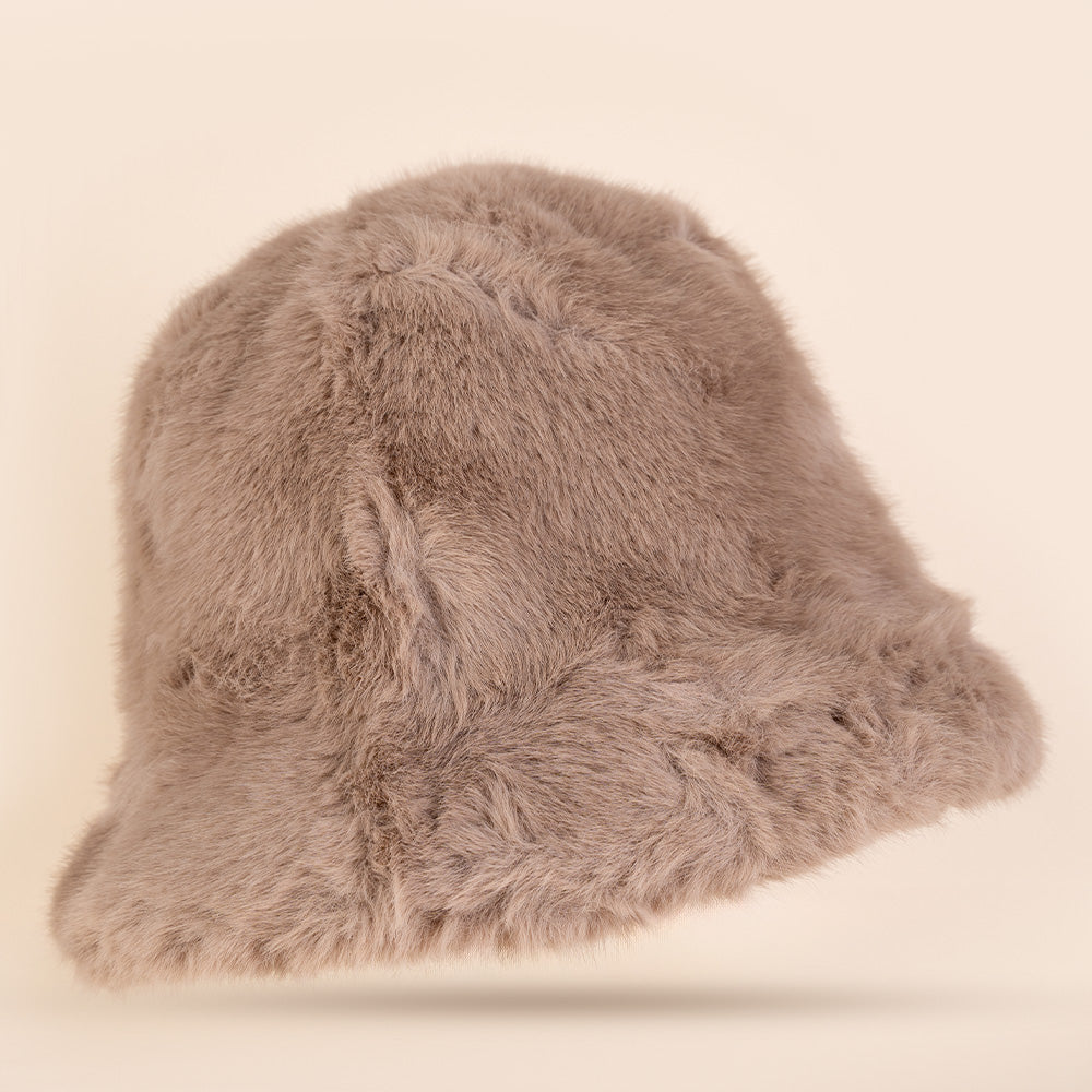 CAPPELLO STILE PESCATORE IN ECOPELLICCIA