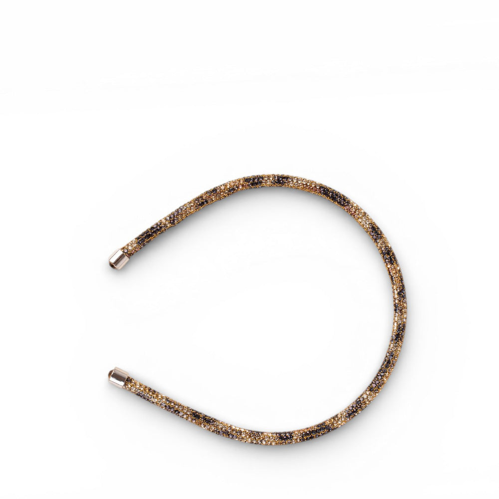 CERCHIETTO TUBULARE CON STRASS
