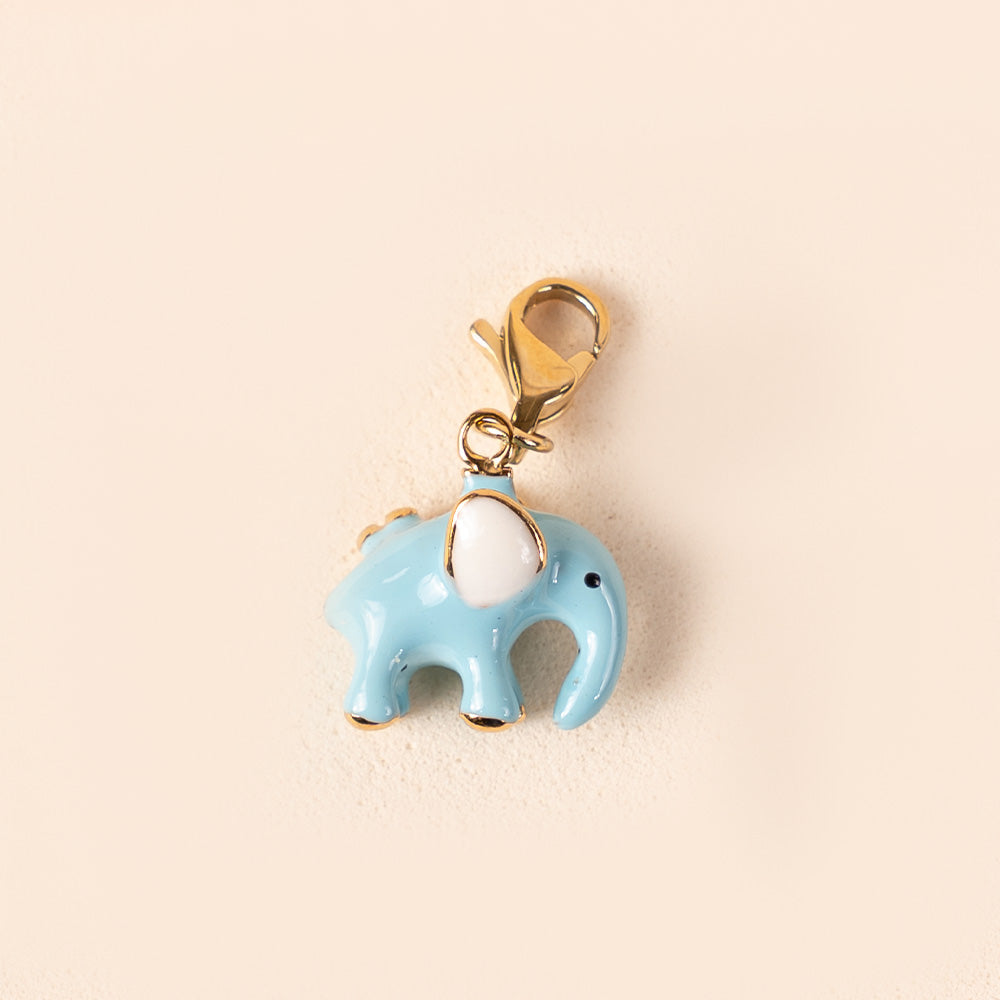 CHARM ELEFANTINO CELESTE