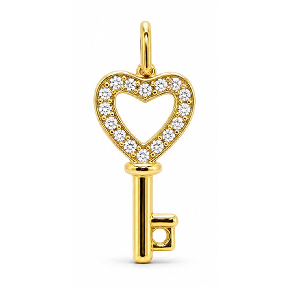 CHARM CHIAVE CON CUORE