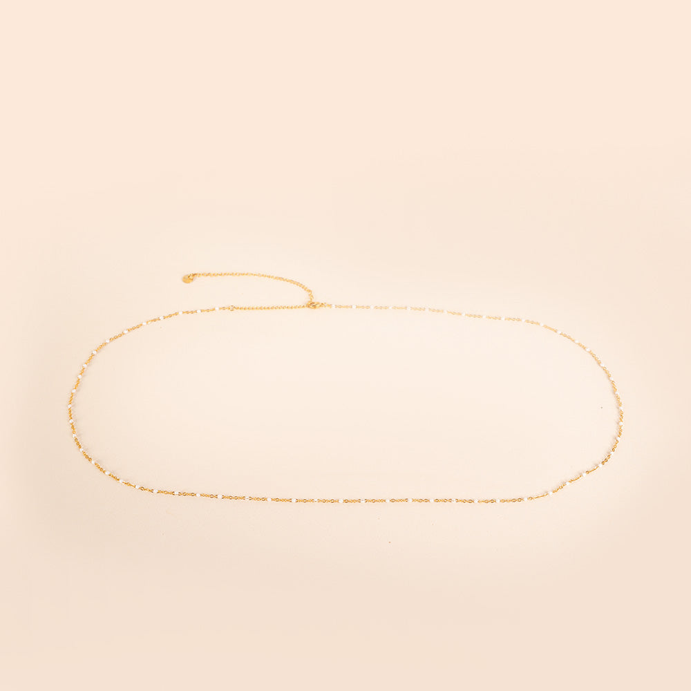 BODY JEWELRY WITH WHITE INSERTS