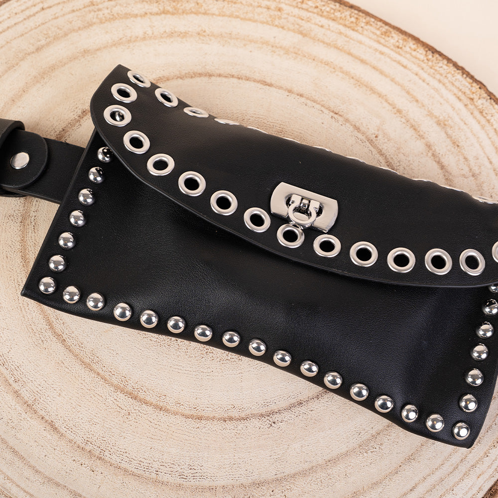 CINTURA CON POCHETTE SCORREVOLE CON PASSANTI