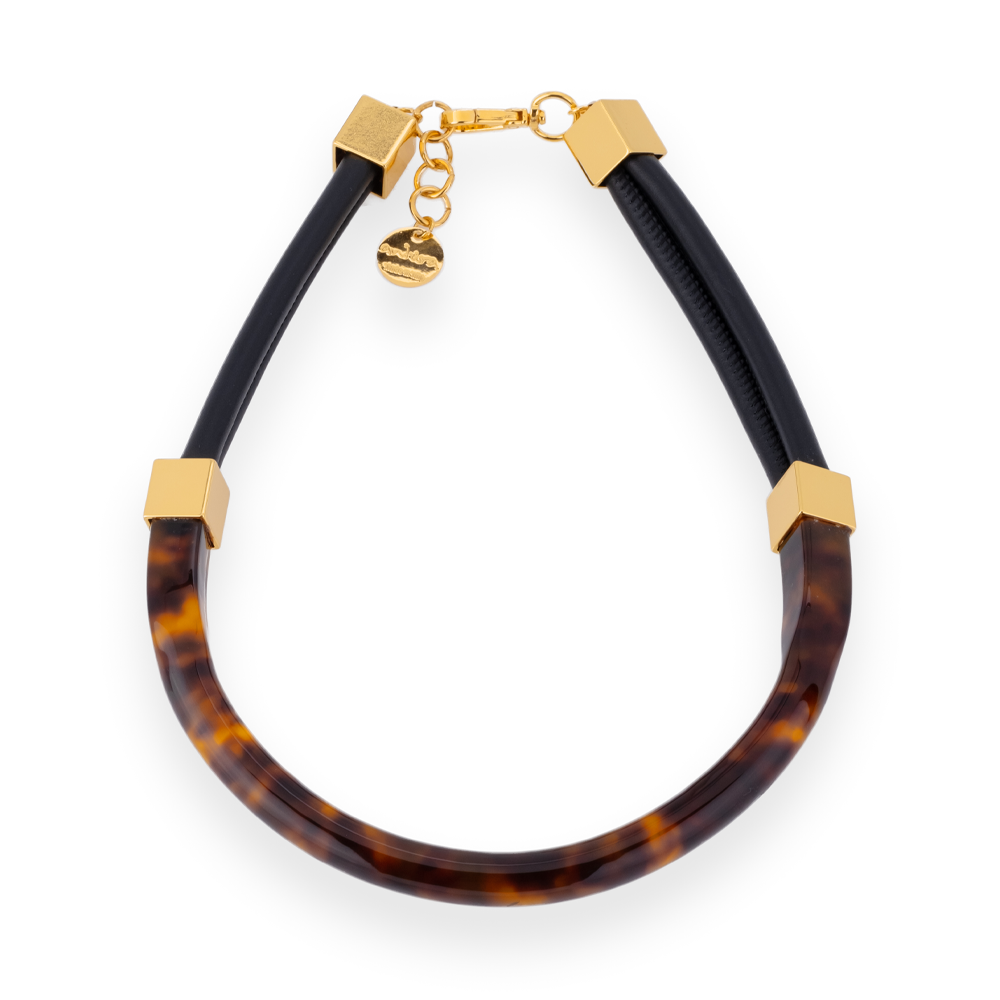 LONG CRYSTAL CHOKER NECKLACE