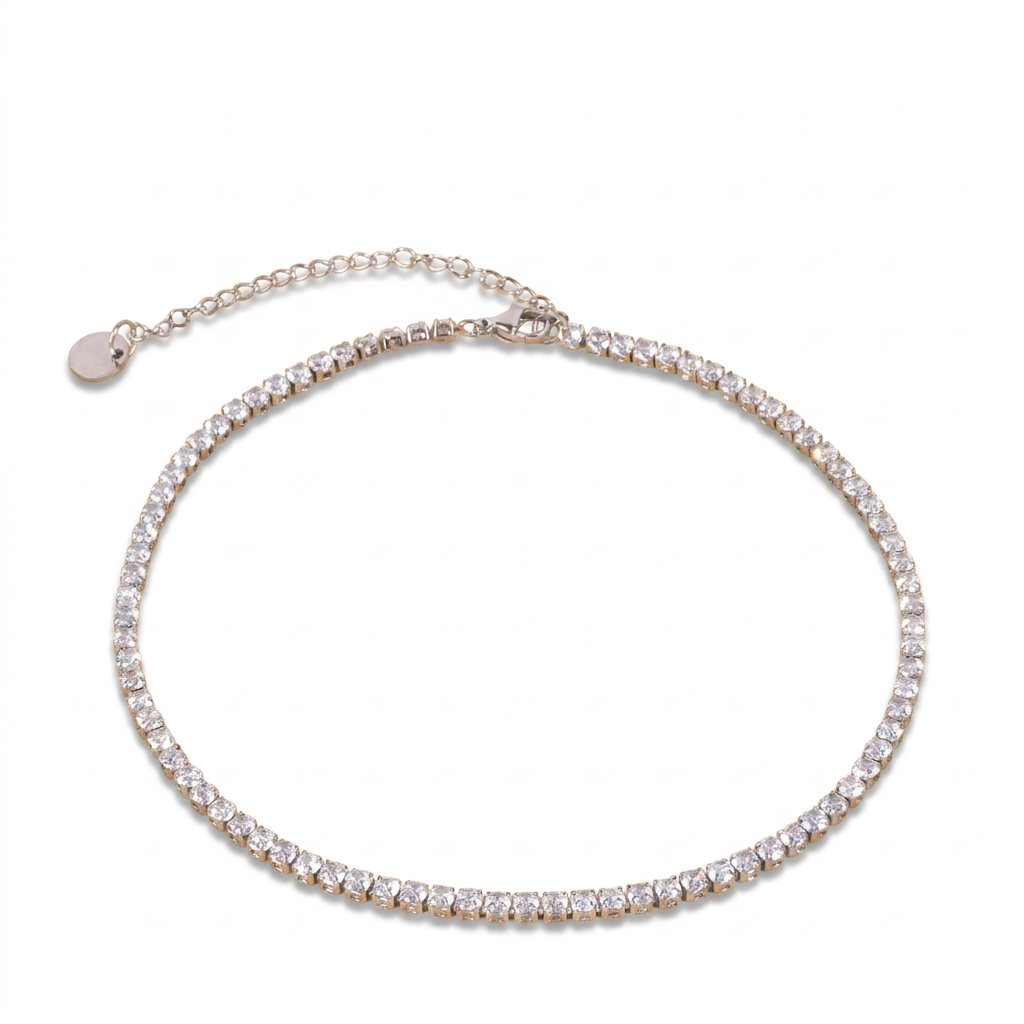 TENNIS LIKE CHOKER NECKLACE