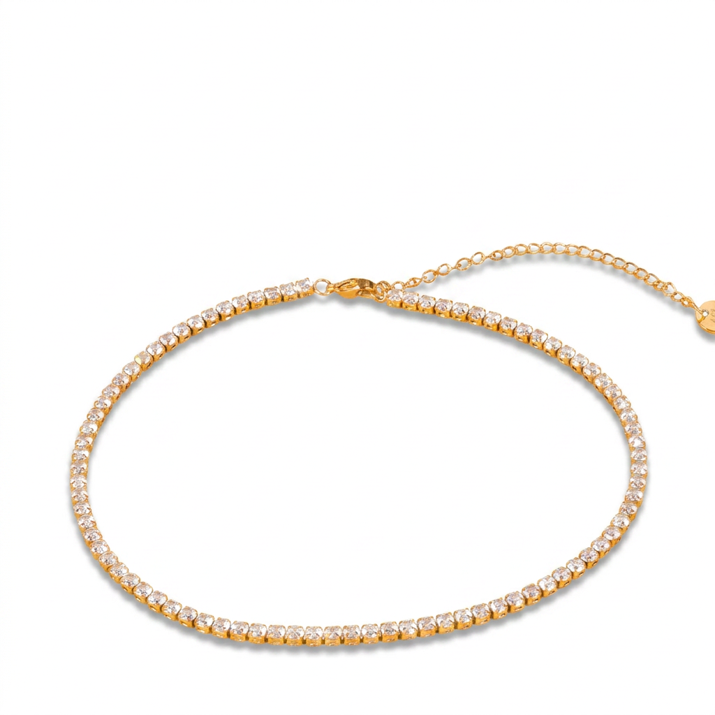 TENNIS LIKE CHOKER NECKLACE