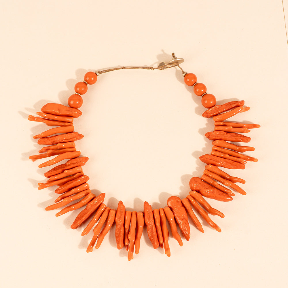 COLLANA GIROCOLLO A CORALLO