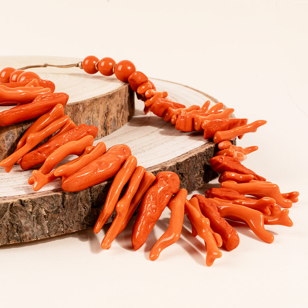 COLLANA GIROCOLLO A CORALLO