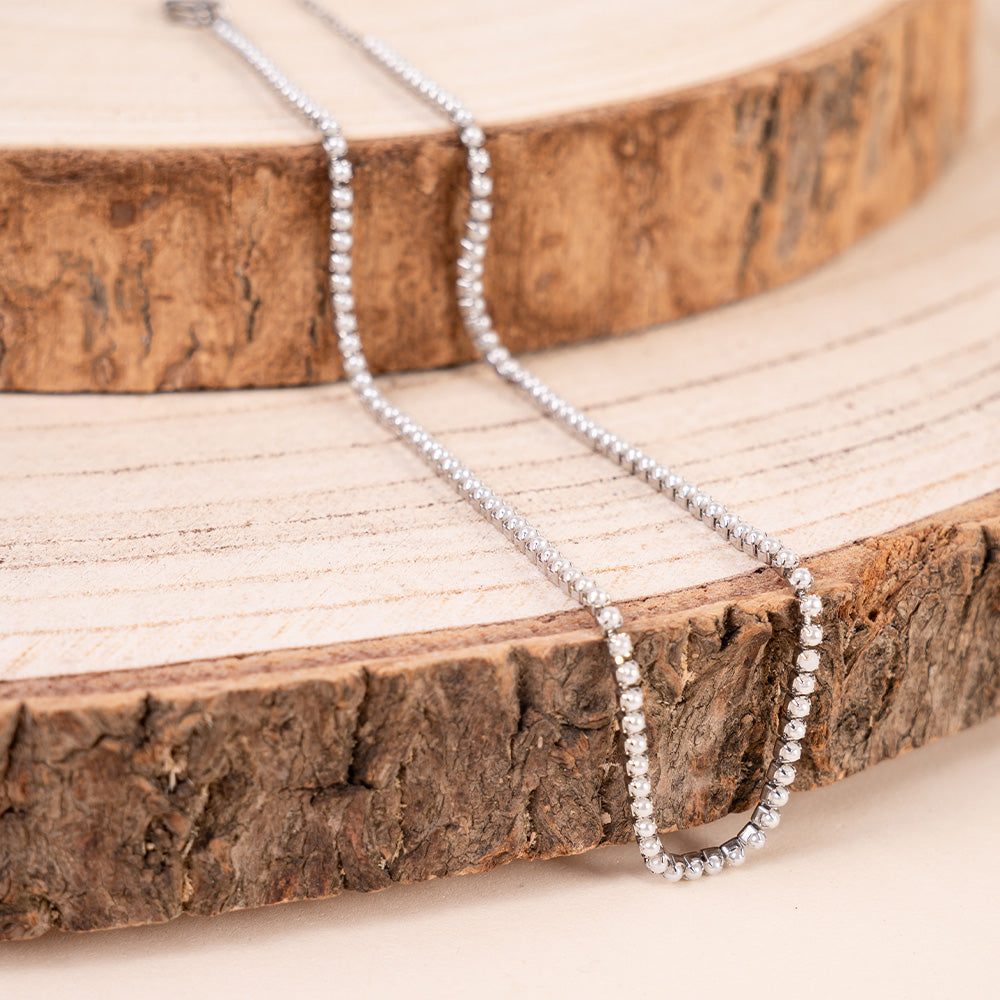 COLLANA CHOKER CON PERLINE