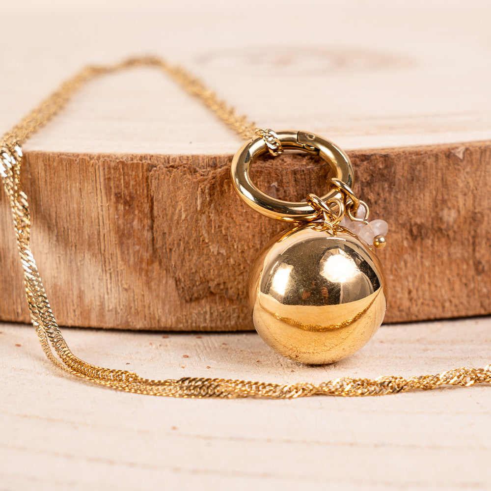 COLLANA CHIAMA ANGELI CON PIETRE