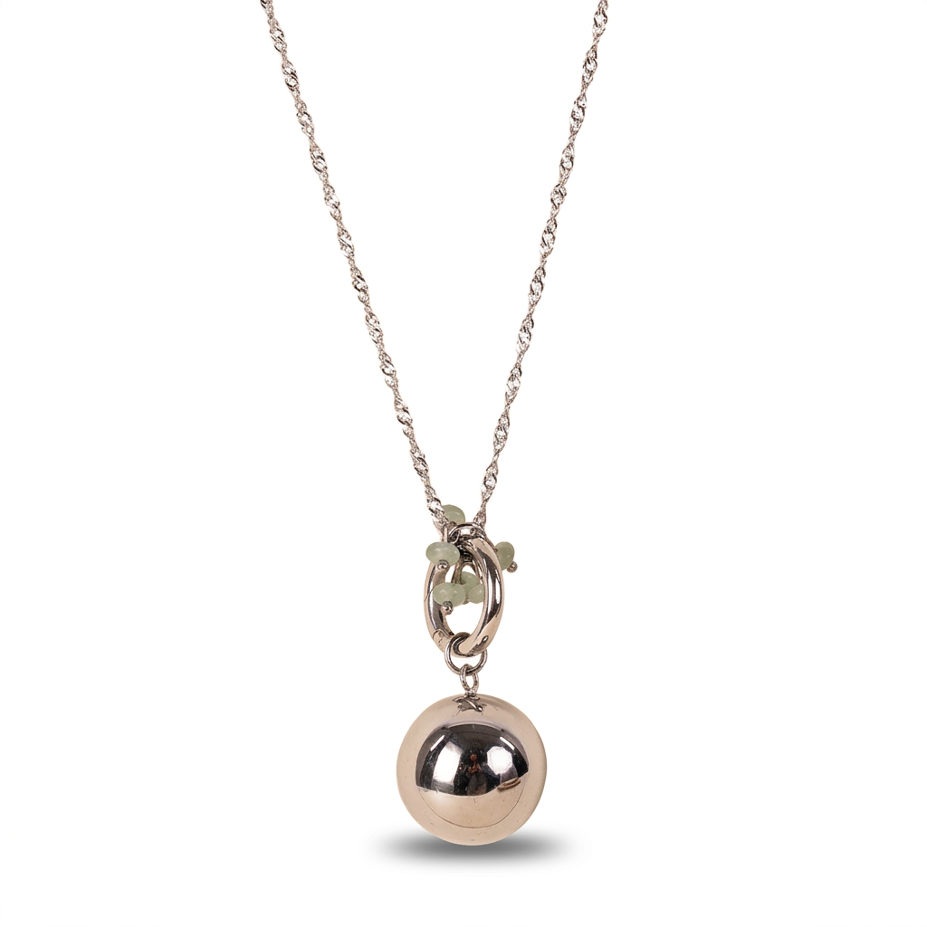 ANGEL CALLER NECKLACE WITH STONES