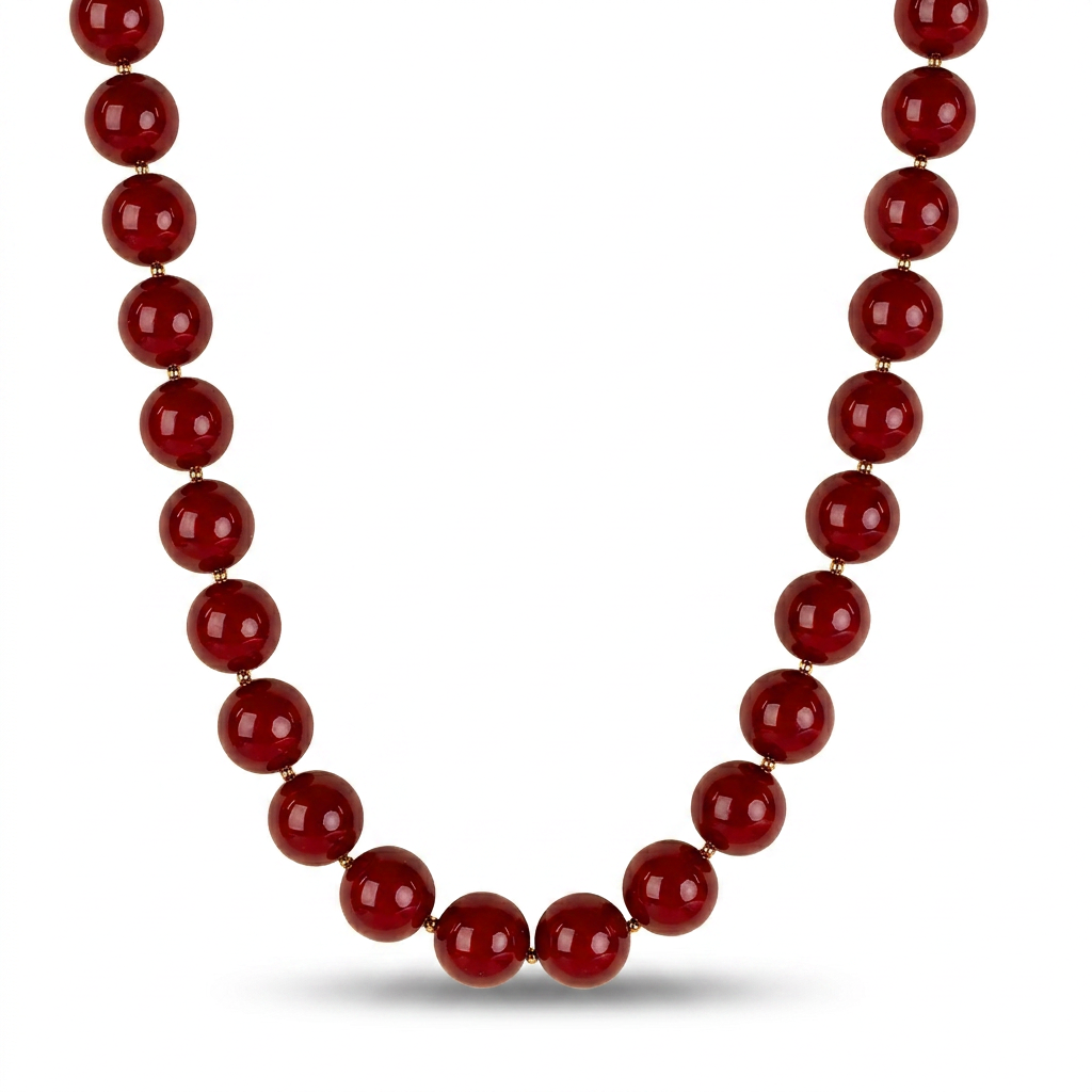 COLLANA GIROCOLLO CON PERLE SPECCHIATE LUCIDE GRANDI
