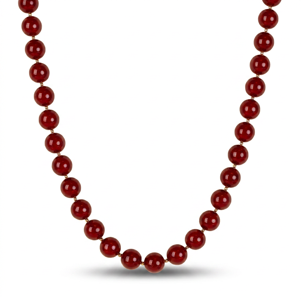CHOKER NECKLACE WITH SHINY MIRROR PEARLS