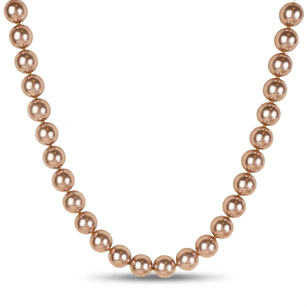 COLLANA GIROCOLLO CON PERLE SPECCHIATE LUCIDE