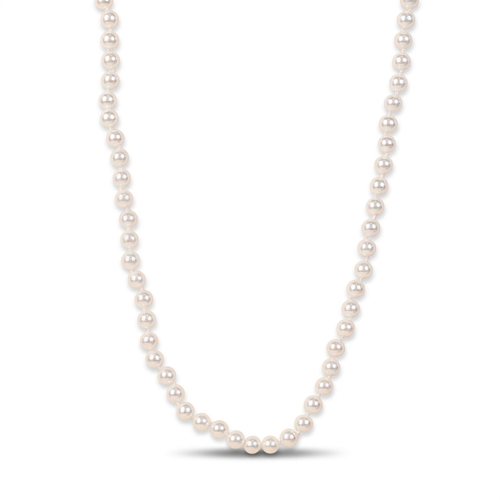 COLLANA A GIROCOLLO DI PERLE CON DIVERSI DIAMETRI