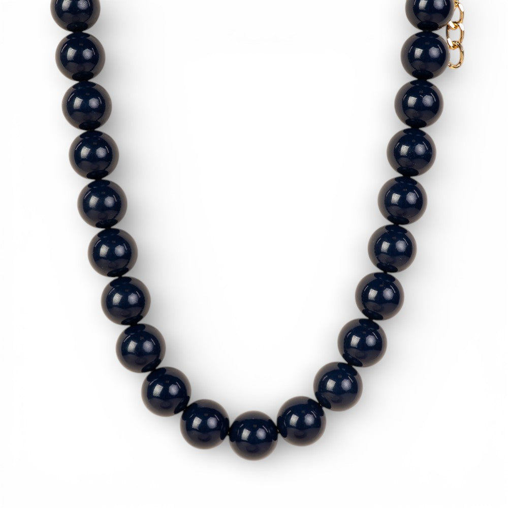 COLLANA GIROCOLLO CON SFERE COLORATE