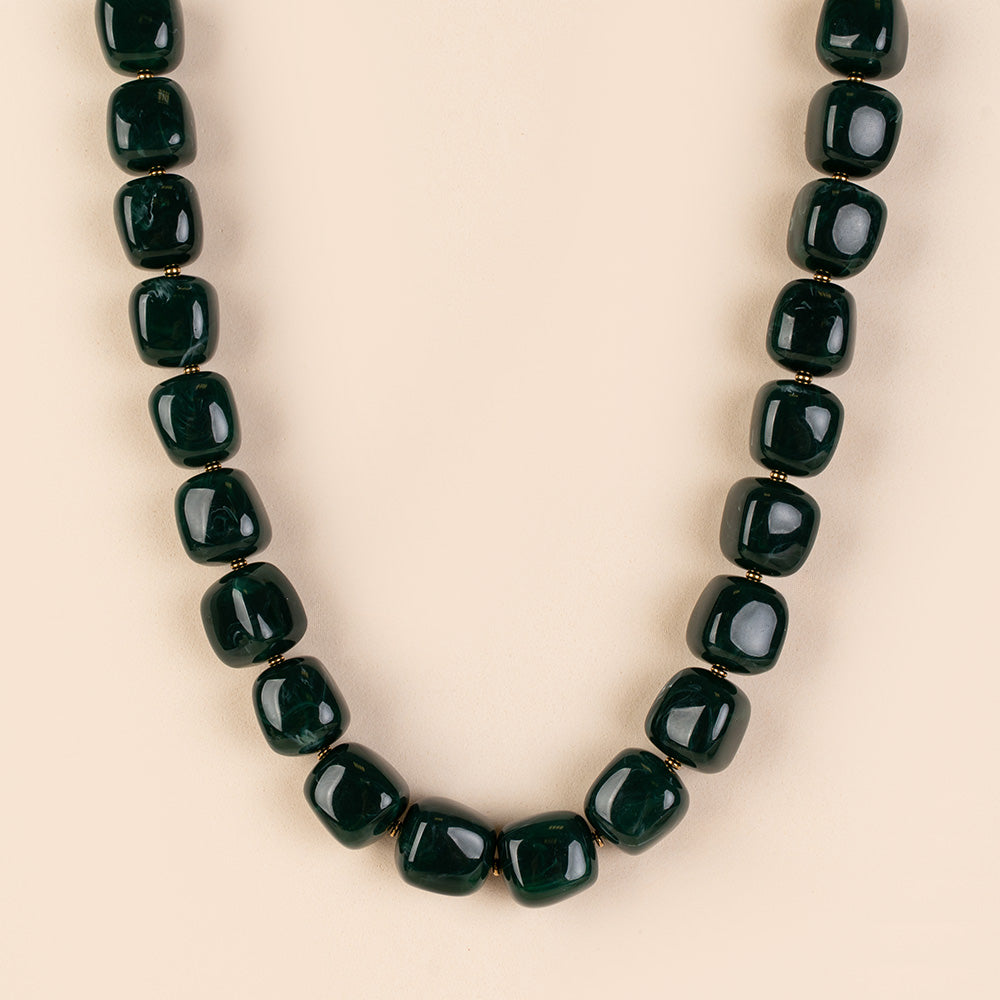 COLLANA GIROCOLLO CON PIETRE A CUBO IRREGOLARE