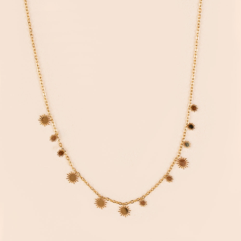 COLLANA GIROCOLLO CON MINI SOLE