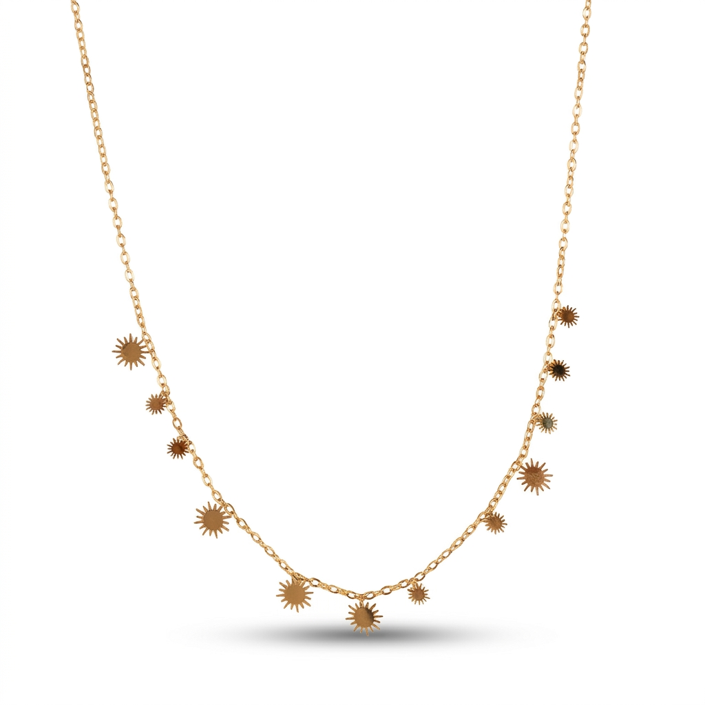 COLLANA GIROCOLLO CON MINI SOLE